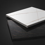 Tabla de acento de Glam Rectangular de 31.5 pulgadas de altura Mesa de consola de piedra