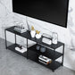 Industrial TV Media Stand Open Shelving TV Stand Console with Shelves Clearhalo 'furn' 'furn_tv_stands_entertainment_centers' 'Furniture' 'Living Room Furniture' 'TV Stands & Entertainment Centers' 'TV Stands & Media Storage Furniture' 'tv_stands_entertainment_centers' 1200x1200_cc54c40b-3bcb-4ab8-881c-ff2935cd217f