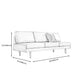 Contemporary Slipcovered Faux Leather Sofa Armless Sofa with Loose Back Clearhalo 'furn' 'furn_sofas' 'Furniture' 'furniture_sofas' 'kitchen' 'kitchen_sofas' 'Living Room Furniture' 'Sofa' 'sofas' 1200x1200_cc551d24-2090-4206-b481-0bb97180b111