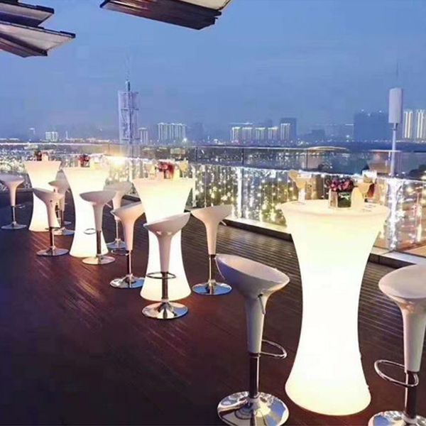 Polyethylene Round Table Industrial Style Commercial Outdoor Bar Table Clearhalo 'Bar Furniture' 'Bar Tables' 'bar_tables' 'furn' 'furn_bar_tables' 'Furniture' 'Kitchen & Dining Furniture' 1200x1200_cc570b69-a017-4d5a-8768-829824449d86