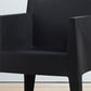 Contemporary Style Dining Chairs Arm Dining Chairs with Plastic Legs for Kitchen Clearhalo 'Dining Chairs' 'Dining Tables & Seating' 'dining_chair' 'furn' 'furn_dining_chair' 'Furniture' 'Kitchen & Dining Furniture' 1200x1200_cc5740a2-f9e2-451e-93cd-99e1c9684e76