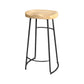 Modern Style Metal Bar Stool with Footrest Milk Tea Shop Bar Stool 30- Inches Clearhalo 'Bar Furniture' 'Bar Stools' 'bar_stools' 'furn' 'furn_bar_stools' 'Furniture' 'furniture_bar_stools' 'Kitchen & Dining Furniture' 1200x1200_cc581913-b2e9-4f6a-bc08-8275c2348f9a