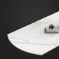 Extendable Sintered Stone Top Dining Table Round Table with Metal 4 Legs Clearhalo ' dining_table' 'Dining Tables & Seating' 'Dining Tables' 'furn' 'furn_dining_table' 'Furniture' 'furniture_dining_table' 'Kitchen & Dining Furniture' 'kitchen&dining_furn' 'kitchen' 'kitchen_dining_table' 1200x1200_cc593c3e-5cdd-4ff3-9711-54fd90a84235