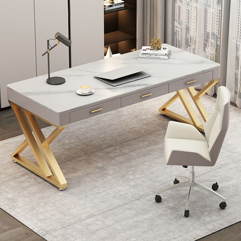 Escritorio de oficina rectangular glamor