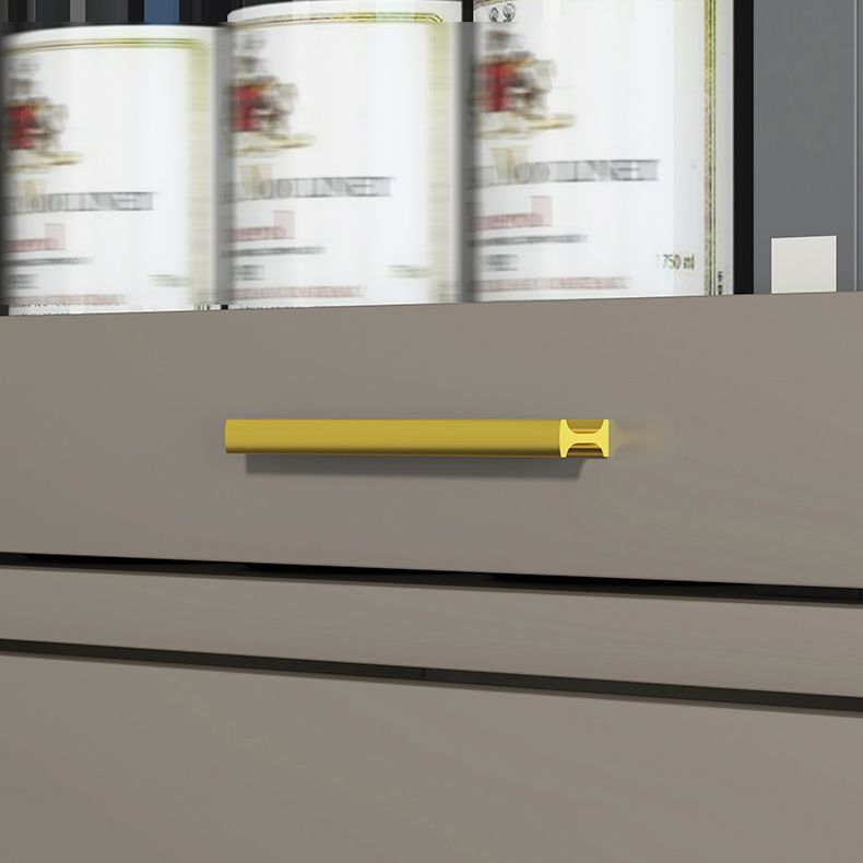 Estantería de estilo moderno estantería cerrada con puertas para el hogar de la oficina