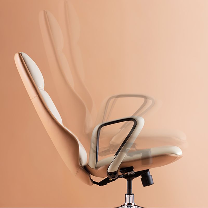 Silla de escritorio deslizante moderna, silla de oficina con brazos acolchados y altura ajustable, con ruedas