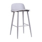 Scandinavian Style Bar-stool with Metal Legs Square Seat Counter Stool for Kitchen Bar Clearhalo 'Bar Furniture' 'Bar Stools' 'bar_stools' 'furn' 'furn_bar_stools' 'furniture_bar_stools' 'Kitchen & Dining Furniture' 'kitchen&dining_furn' 'kitchen' 'kitchen_furn' Furniture' 1200x1200_cc622228-86c0-438a-9c2d-60d9b0781045