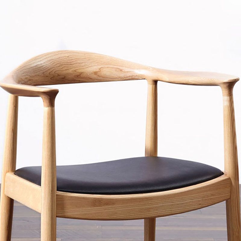 Traditional Solid Wood Dining Chair Open Back Single Dining Side Chair Clearhalo ' kitchen&dining_furn' 'Dining Chairs' 'Dining Tables & Seating' 'dining_chair' 'furn' 'furn_dining_chair' 'Furniture' 'furniture_dining_chair' 'Kitchen & Dining Furniture' 'kitchen' 1200x1200_cc629ccd-c20d-4ec2-bae6-def52f07de69