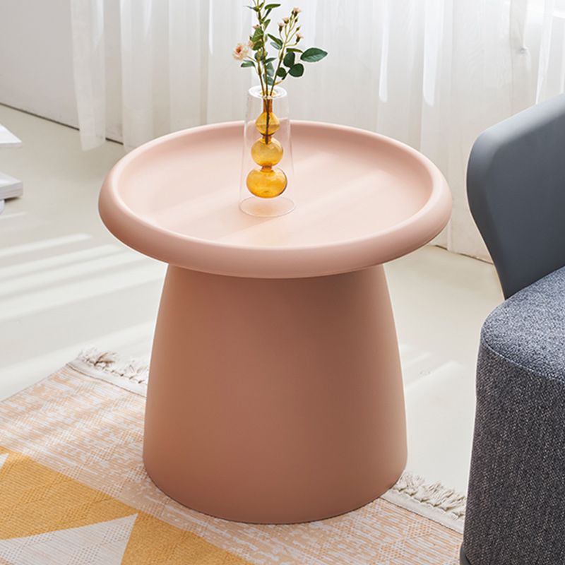 Glam Corner Table Plastic Round Pedestal Side End Snack Table Clearhalo 'Coffee & Accent Tables' 'End & Side Tables' 'end_side_tables' 'furn' 'furn_end_side_tables' 'Furniture' 'Living Room Furniture' 1200x1200_cc62b289-da2a-44f0-b430-01686a23d20b