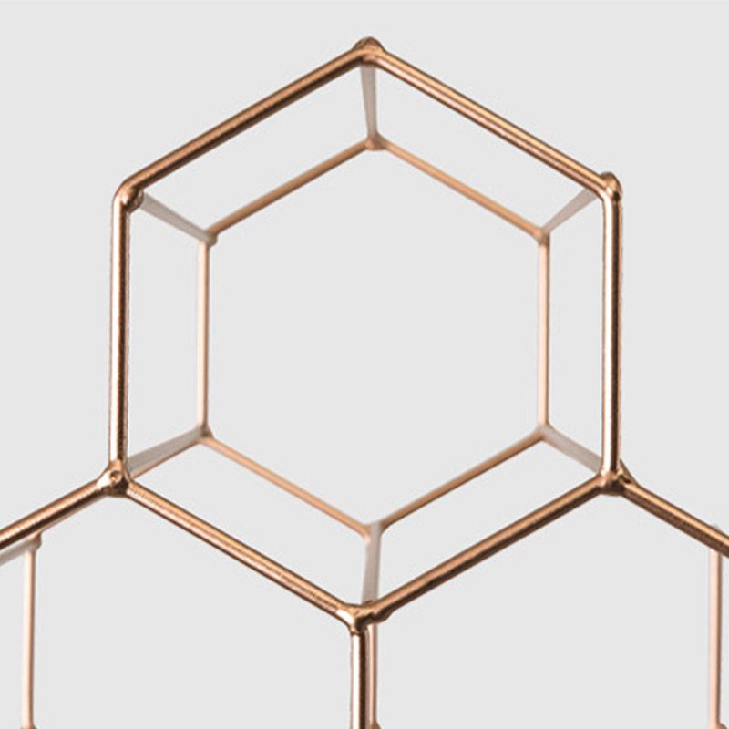 Iron Tabletop Wine Glass Rack Modern Stackable Wine Bottle Holder in Gold Clearhalo 'furn' 'furn_wine_racks' 'Furniture' 'Kitchen & Dining Furniture' 'Wine Racks' 'wine_racks' 1200x1200_cc647c21-f591-4848-9db2-4b6f15bf8d91