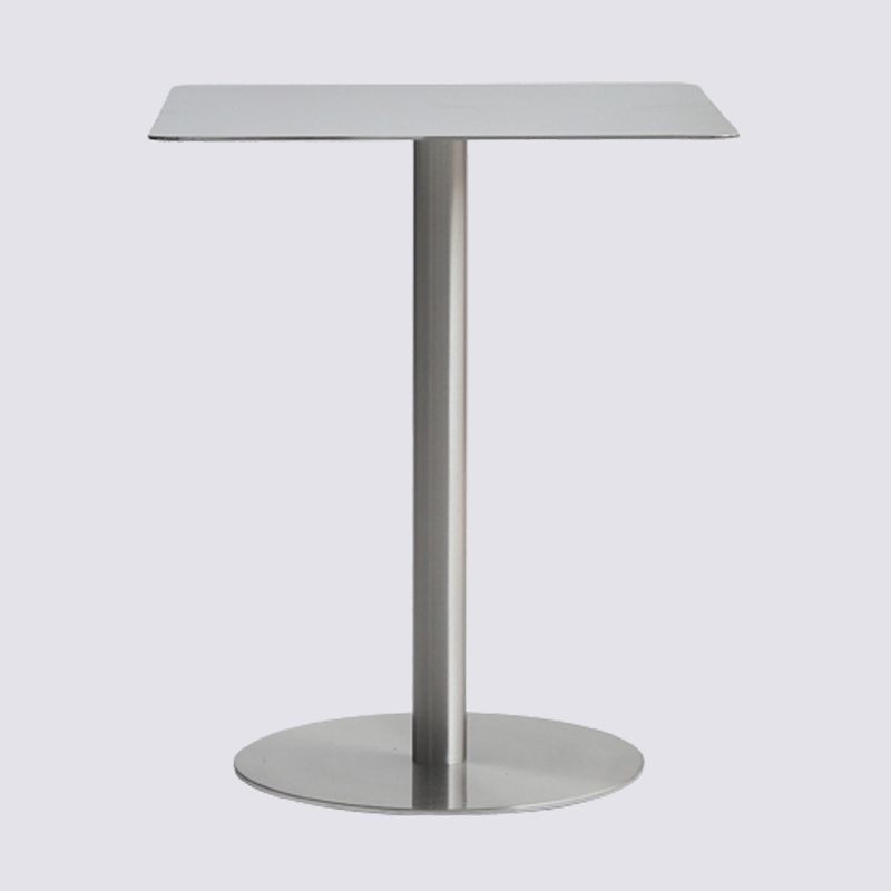 Metal Industrial Dining Table Stainless Steel Table for Kitchen and Dining Room Clearhalo ' dining_table' 'Dining Tables & Seating' 'Dining Tables' 'furn' 'furn_dining_table' 'Furniture' 'furniture_dining_table' 'Kitchen & Dining Furniture' 'kitchen&dining_furn' 'kitchen' 'kitchen_dining_table' 1200x1200_cc65a674-12bd-485f-933e-941682c08e89