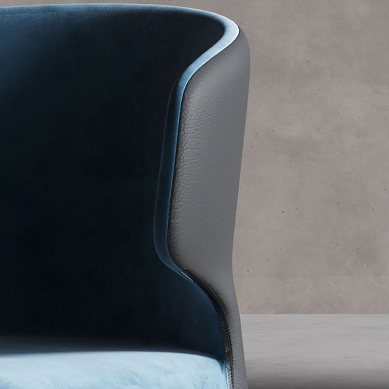 Upholstered Leather Dining Armchairs Wingback Arm Chairs with Metal Legs Clearhalo ' kitchen&dining_furn' 'Dining Chairs' 'Dining Tables & Seating' 'dining_chair' 'furn' 'furn_dining_chair' 'Furniture' 'furniture_dining_chair' 'Kitchen & Dining Furniture' 'kitchen' 1200x1200_cc6635b6-343a-4e5e-a239-23ff7e4e6326