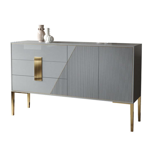 Rectangle Home Sideboard Luxury Cabinet with Drawers and Doors Clearhalo 'buffet_sideboard' 'Buffets & Sideboards' 'furn' 'furn_buffet_sideboard' 'Furniture' 'Kitchen & Dining Furniture' 1200x1200_cc66e1e3-c5d5-4eb7-bcd2-aa971d0acb67