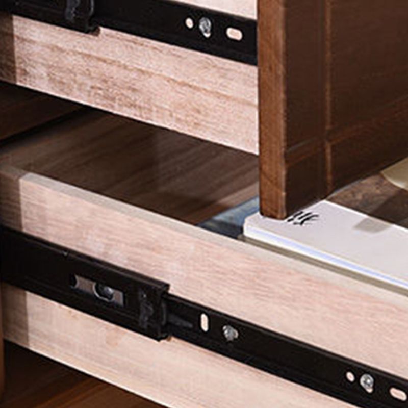 Console TV tradizionale Console multimediale per TV con contenitore chiuso e cassetti