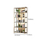 Glam Style Shelf Bookcase Open Back 5-Shelf Bookcase for Office and Home Clearhalo 'Bookcases' 'furn' 'furn_bookcases' 'Furniture' 'furniture_bookcases' 'kitchen' 'kitchen_bookcases' 'Living Room Furniture' 'Office Furniture' 1200x1200_cc691574-ba98-461e-945a-edeb7b045192
