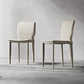 Contemporary Metal Dining Room Chair Armless Leather Dining Chairs for Home Use