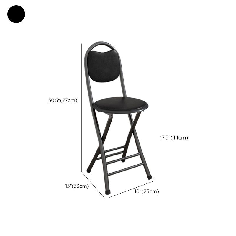 Modernes Metall Open Rückenklapper armloser Esstühle (Set 4/8)