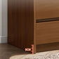 Commode de rangement contemporaine en bois pour chambre à coucher avec tiroirs