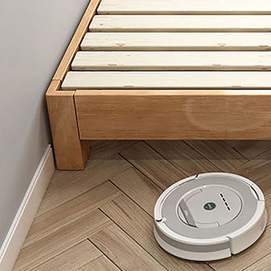 Mitte des Jahrhunderts moderne Plattform Bettrahmen Massivholzplattform Bett natürlich