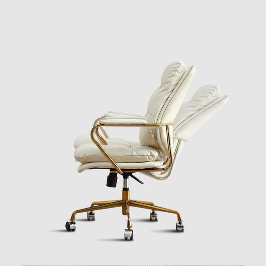 Moderne bureaustoel vaste armen verstelbare stoelhoogte bure stoel met wielen