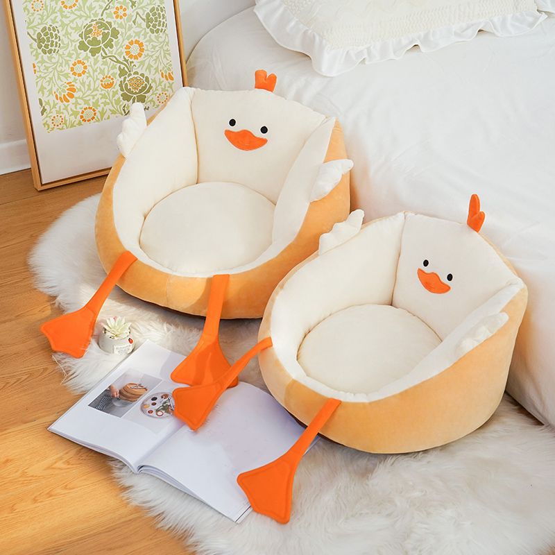 Contemporary Pouf Ottoman Velvet Upholstered Tear Resistant Animal Shape Ottoman Clearhalo 'furn' 'furn_ottomans_poufs' 'Furniture' 'Living Room Furniture' 'Ottomans & Poufs' 'ottomans_poufs' 1200x1200_cc70a7e4-a536-4ed7-a477-054f13c41142