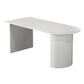 Modern Oval Dining Table Wood Double Pedestal Home Kitchen Dinner Table in White Clearhalo 'Dining Tables & Seating' 'Dining Tables' 'dining_table' 'furn' 'furn_dining_table' 'Furniture' 'furniture_dining_table' 'Kitchen & Dining Furniture' 'kitchen' 'kitchen_dining_table' 1200x1200_cc714146-3240-4f5f-b931-2791e1e1d596