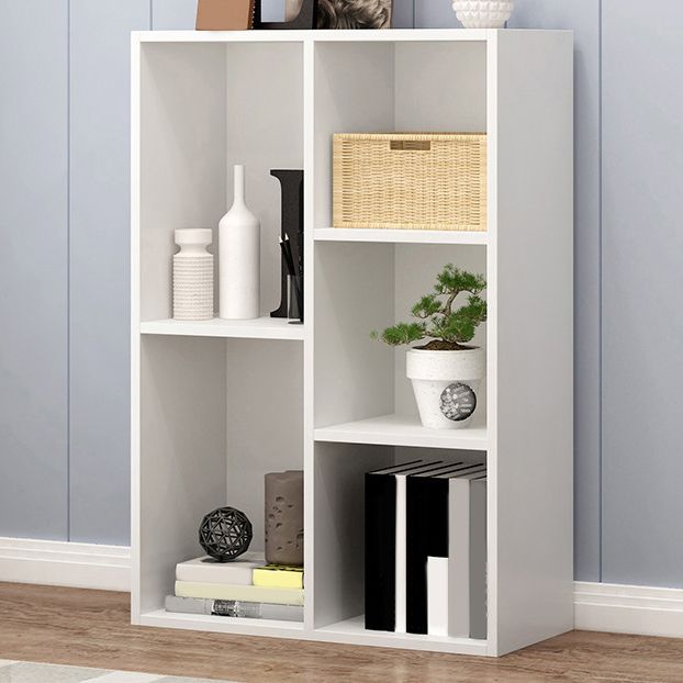 Wood Standard Bookshelf Contemporary Style Bookcase for Living Room Clearhalo 'Bookcases' 'furn' 'furn_bookcases' 'Furniture' 'furniture_bookcases' 'Office Furniture' 1200x1200_cc73f44d-b608-4042-bbbe-6e3644b1bb57
