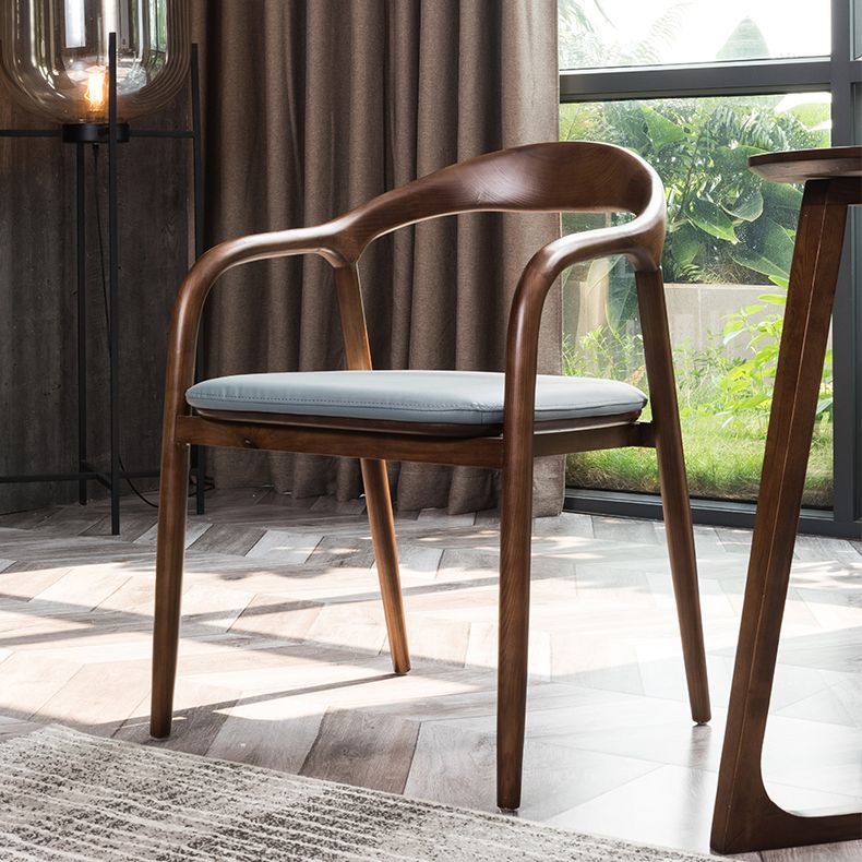 Traditional Style Ash Wood Chair Open Back Arm Dining Kitchen Chairs Set Clearhalo ' kitchen&dining_furn' 'Dining Chairs' 'Dining Tables & Seating' 'dining_chair' 'furn' 'furn_dining_chair' 'Furniture' 'furniture_dining_chair' 'Kitchen & Dining Furniture' 'kitchen' 1200x1200_cc786caf-66fd-4929-a556-ae86ce307cea