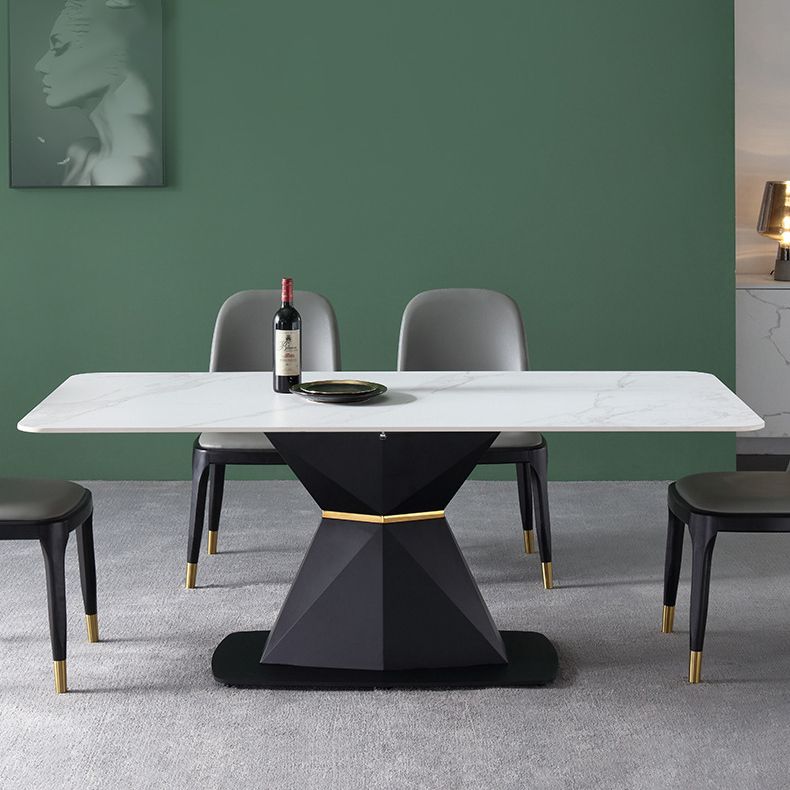 Eigentijdse rechthoektafel ingesteld 1/5/6 stukken eetgelegenheden voor thuisgebruik