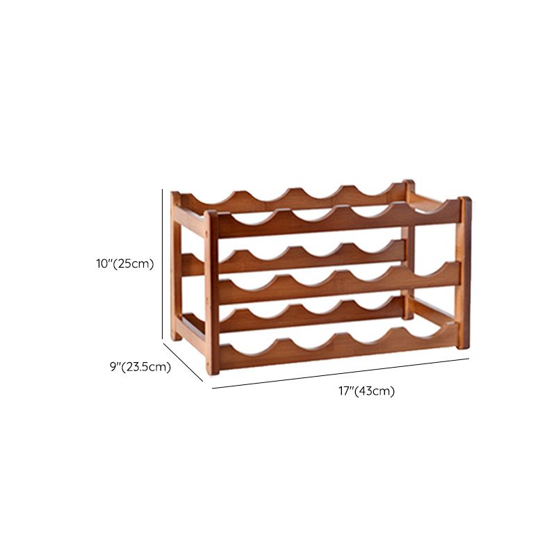 Modern Countertop Wine Rack Wood Wine Bottle Rack for Living Room Clearhalo 'furn' 'furn_wine_racks' 'Furniture' 'Kitchen & Dining Furniture' 'Wine Racks' 'wine_racks' 1200x1200_cc7cdab1-cbef-4b47-99ae-44f8a81e4568