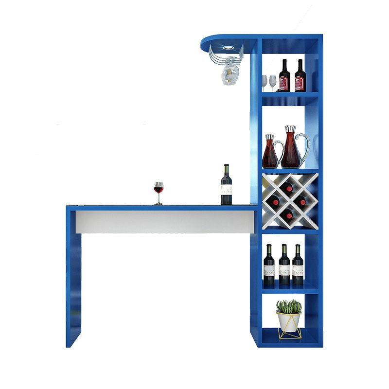 Contemporary Glass Top Rectangle Bar Table for Kitchen Dining Room Clearhalo 'Bar Furniture' 'Bar Tables' 'bar_tables' 'furn' 'furn_bar_tables' 'Furniture' 'Kitchen & Dining Furniture' 1200x1200_cc7e82fe-7808-41ac-8302-caa9976ae20d
