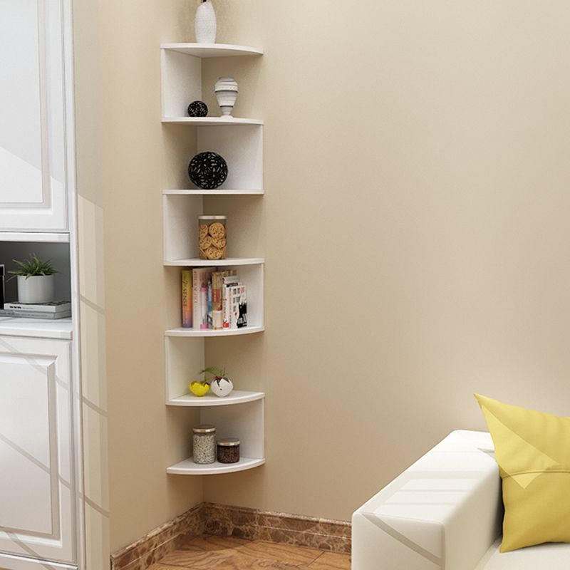 Contemporary Style Wall Mounted Bookcase Engineered Wood Bookshelf Clearhalo 'Bookcases' 'furn' 'furn_bookcases' 'Furniture' 'furniture_bookcases' 'Office Furniture' 1200x1200_cc8262ae-5f5d-45f0-8559-3aebbfca6dd3