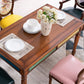 Rectangle Mid-Century Dining Site Table Rubberwood Solid Wood Dinette Table with 4-foot Clearhalo ' dining_table' 'Dining Tables & Seating' 'Dining Tables' 'furn' 'furn_dining_table' 'Furniture' 'furniture_dining_table' 'Kitchen & Dining Furniture' 'kitchen&dining_furn' 'kitchen' 'kitchen_dining_table' 1200x1200_cc84d60d-226c-4bd0-a9bd-d4119c3394d1