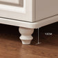 Commode de coffre de rangement en bois manufacturé de coffre de rangement moderne de largeur de 15,6 pouces