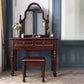 15" Wide Victorian Make-up Vanity Wooden Mirror Dressing Table Clearhalo 'Bedroom Furniture' 'furn' 'furn_makeup_vanities' 'Furniture' 'Makeup Vanities' 'makeup_vanities' 1200x1200_cc85eda3-2d05-434c-8793-443cf8b1372d