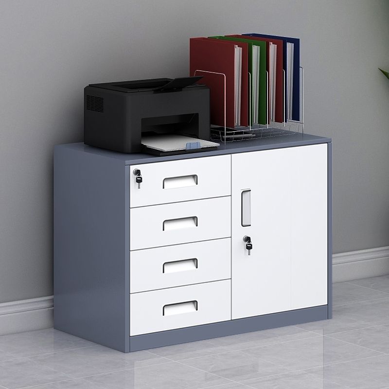 Contemporary Style Lateral Filing Cabinet Metal Filing Cabinet with Locking Storage Clearhalo 'Filing Cabinets' 'filling_cabinets' 'furn' 'furn_filling_cabinets' 'Furniture' 'Office Furniture' 1200x1200_cc86336b-8e09-46a7-9a71-0b21667e33a5