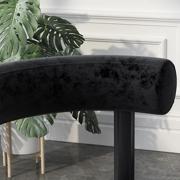 Contemporary Style Upholstered Armless Dining Chairs Open Back Dining Side Chairs Clearhalo ' kitchen&dining_furn' 'Dining Chairs' 'Dining Tables & Seating' 'dining_chair' 'furn' 'furn_dining_chair' 'Furniture' 'furniture_dining_chair' 'Kitchen & Dining Furniture' 'kitchen' 1200x1200_cc89ad68-71a9-465d-be50-d8f75c6b32cd