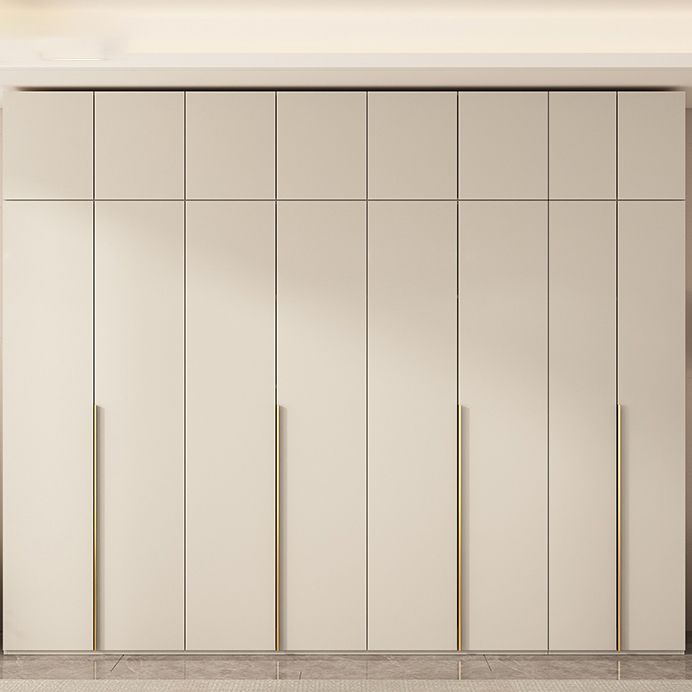 Holzgarderobe Armoire mit Regalen moderner Kleiderschrankschrank