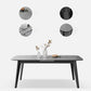 Table à manger extensible rectangulaire Table à manger en pierre moderne pour salle à manger