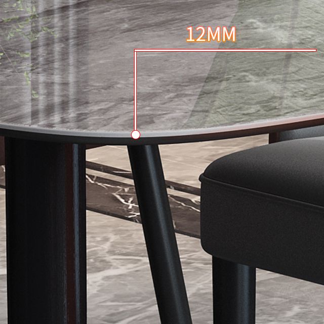 Living Room Furniture Stone 4 Solid Wood Legs Traditional Luxury Dining Table Clearhalo ' dining_table' 'Dining Tables & Seating' 'Dining Tables' 'furn' 'furn_dining_table' 'Furniture' 'furniture_dining_table' 'Kitchen & Dining Furniture' 'kitchen&dining_furn' 'kitchen' 'kitchen_dining_table' 1200x1200_cc8c25f3-a1ca-4e32-bd90-163ee2dc9007