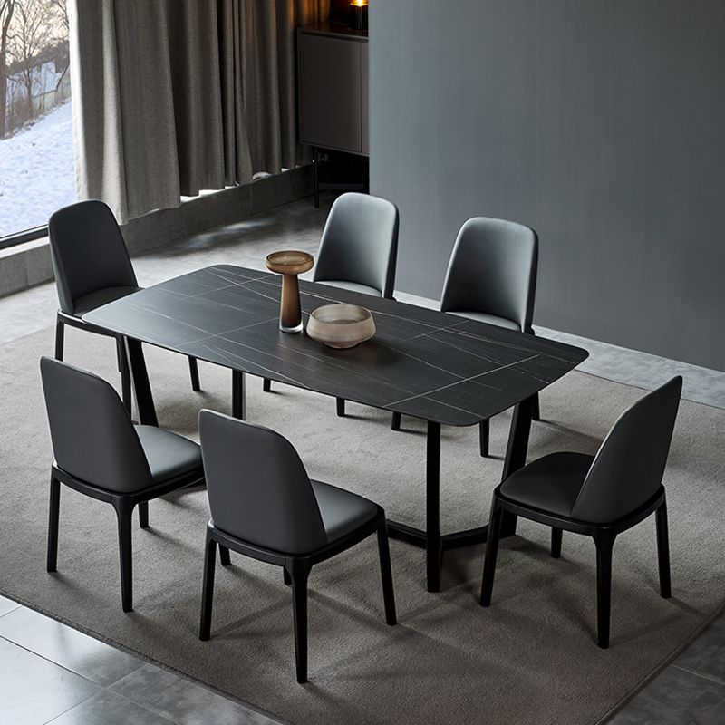 Modern Side Dining Chairs Faux Leather Dining Chairs for Kitchen Clearhalo 'Dining Chairs' 'Dining Tables & Seating' 'dining_chair' 'furn' 'furn_dining_chair' 'Furniture' 'furniture_dining_chair' 'Kitchen & Dining Furniture' 1200x1200_cc8c3510-3e6b-4d52-920f-e5ec16d2bc41