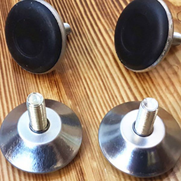 Tavolo laterale superiore in vetro quadrato 23,6 "TASK BASE TRESTOLE ALLA ACCIAIO con scaffale