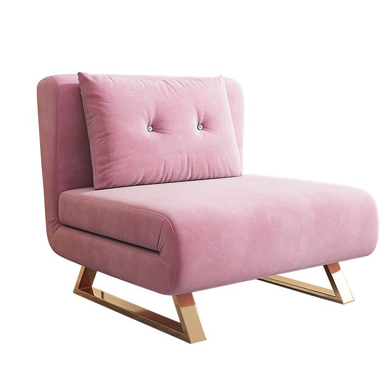 Armless Cushion Back Futon Foldable Pillow Included Sleeper Sofa Clearhalo 'furn' 'furn_futons' 'Furniture' 'Futons & Daybeds' 'Futons' 'Living Room Furniture' 1200x1200_cc8ef26d-d0ed-4bfd-8c1e-cc88674c7424