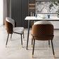 Scandinavian Style Upholstered Side Chairs Solid Back Armless Dining Chairs for Home Clearhalo ' kitchen&dining_furn' 'Dining Chairs' 'Dining Tables & Seating' 'dining_chair' 'furn' 'furn_dining_chair' 'Furniture' 'furniture_dining_chair' 'Kitchen & Dining Furniture' 'kitchen' 1200x1200_cc915af9-07ee-479f-ba6d-834570649017