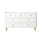 15,6-inch W opbergkist Klassiek Glam Stone opbergkistcommode