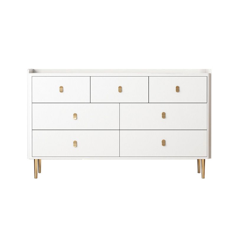 15,6-inch W opbergkist Klassiek Glam Stone opbergkistcommode