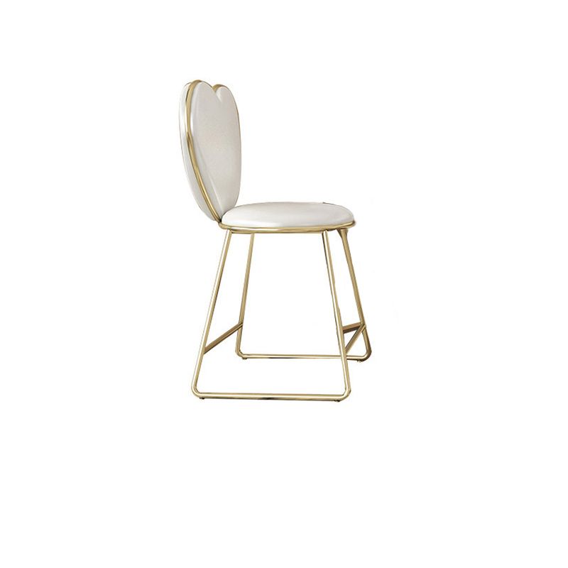 Tocador de maquillaje blanco brillante 15.74 "Juego de tocador de madera ancho con cajones de almacenamiento