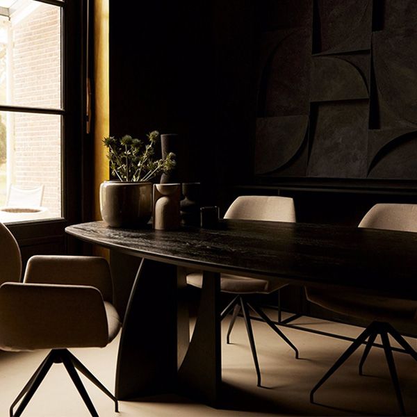 Pine Solid Wood Dining Table Double Pedestal Table for Kitchen Clearhalo 'Dining Tables & Seating' 'Dining Tables' 'dining_table' 'furn' 'furn_dining_table' 'Furniture' 'Kitchen & Dining Furniture' 1200x1200_cc96c18b-519d-4688-994f-99c581a777d9