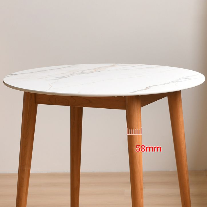 Modern 1/2/3/5 Pieces Dining Set Round Stone Dining Table for Dining Room Clearhalo 'Dining Room Sets' 'Dining Tables & Seating' 'dining_room_set' 'furn' 'furn_dining_room_set' 'Furniture' 'furniture_dining_room_set' 'Kitchen & Dining Furniture' 1200x1200_cc973483-ecab-460b-a1c9-48098f6716da