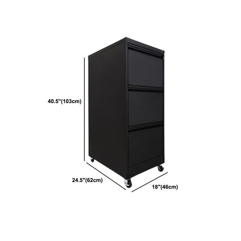 Steel Filing Cabinet Contemporary File Cabinet with Lock and Storage Clearhalo 'Filing Cabinets' 'filling_cabinets' 'furn' 'furn_filling_cabinets' 'Furniture' 'Office Furniture' 1200x1200_cc97ecb6-43b3-48f6-8ebd-69f08955e476